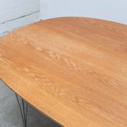 ‘Super-Elliptical’ table in oak by Piet Hein & Bruno Mathsson for Fritz Hansen, 1968