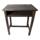 Old children's desk + vintage porcelain inkwell