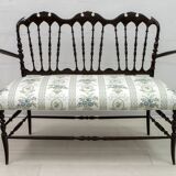 Giuseppe Gaetano Descalzi Midcentury Italian Chiavari Sofa and 2 Armchairs