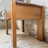 Solid elm bedside table Maison Regain