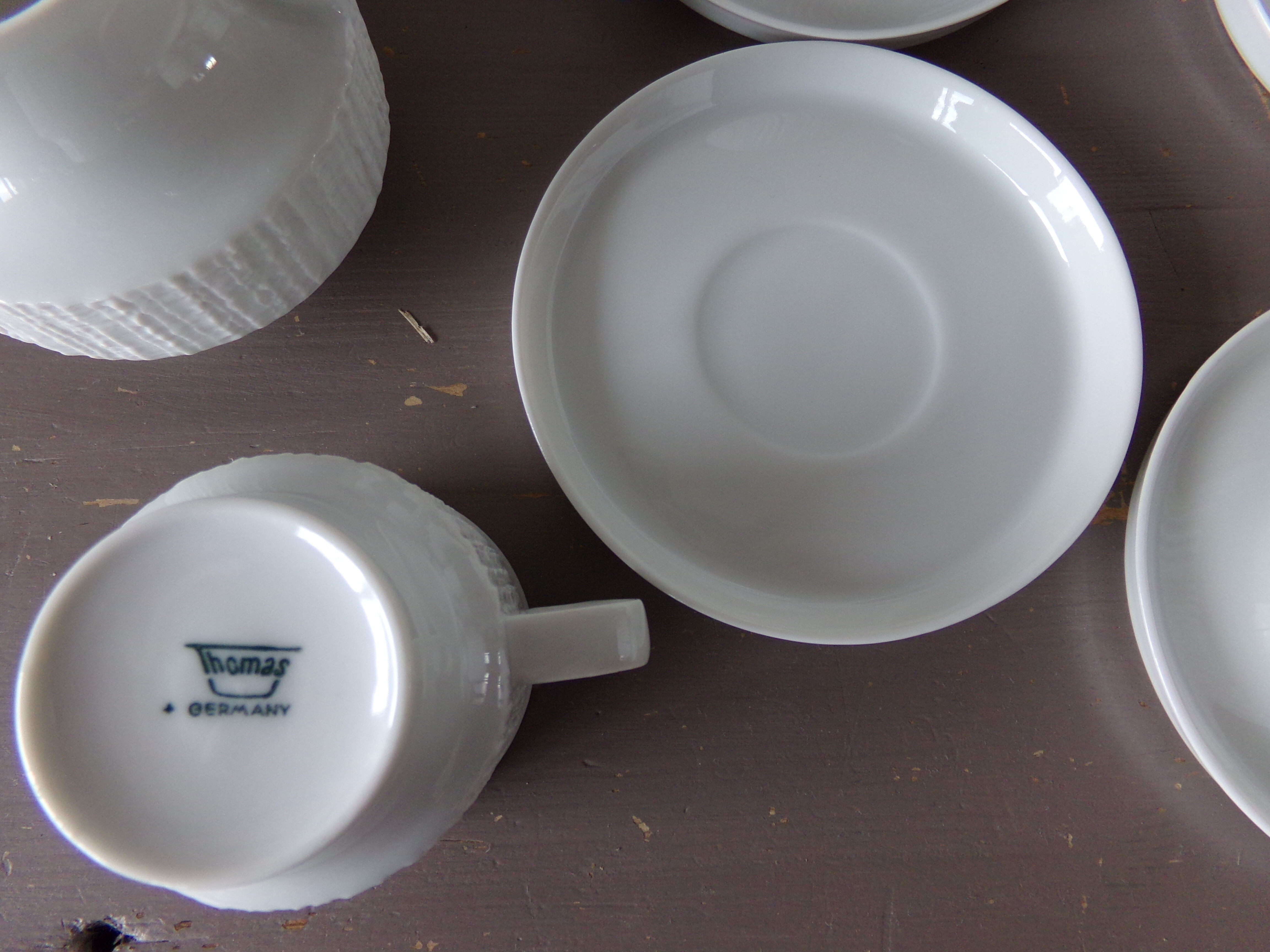 Pure white coffee service Thomas Germany year 60 years