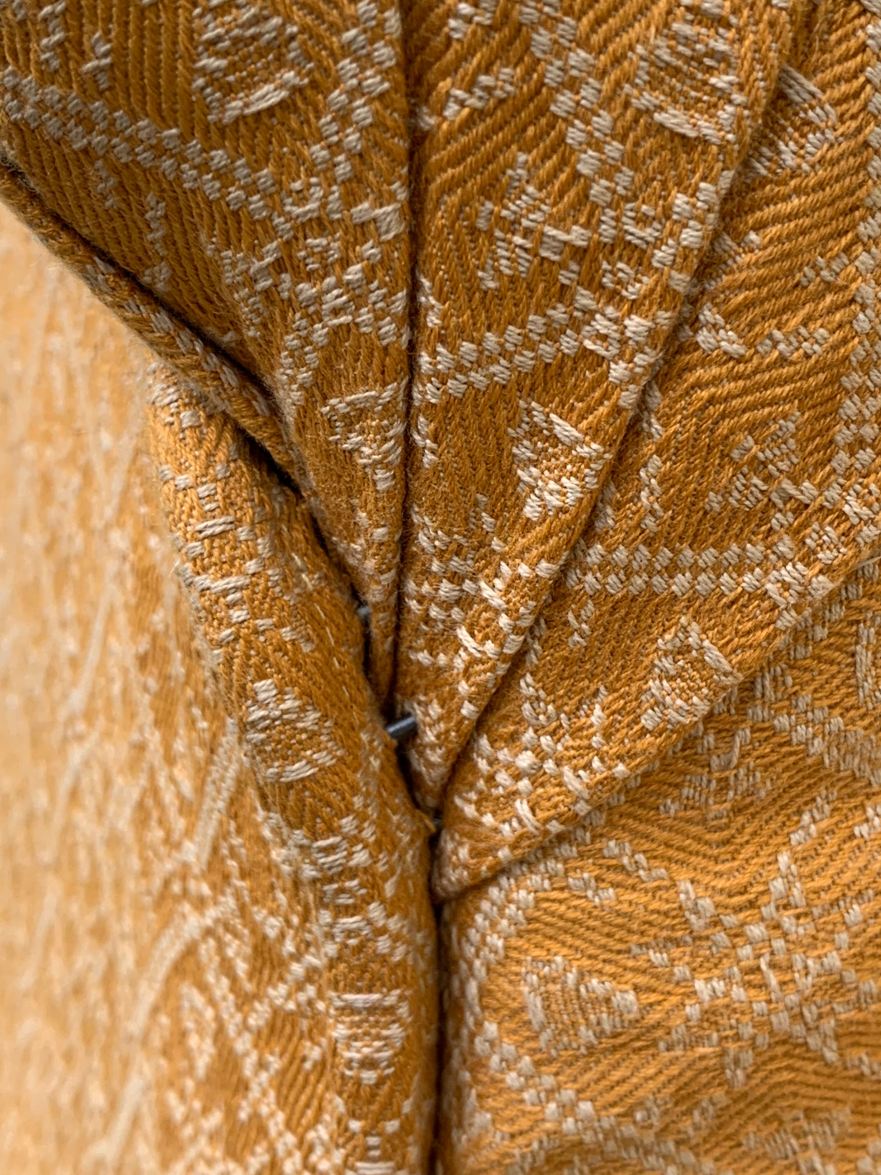 Toad armchair style Napoleon III fringe pompoms