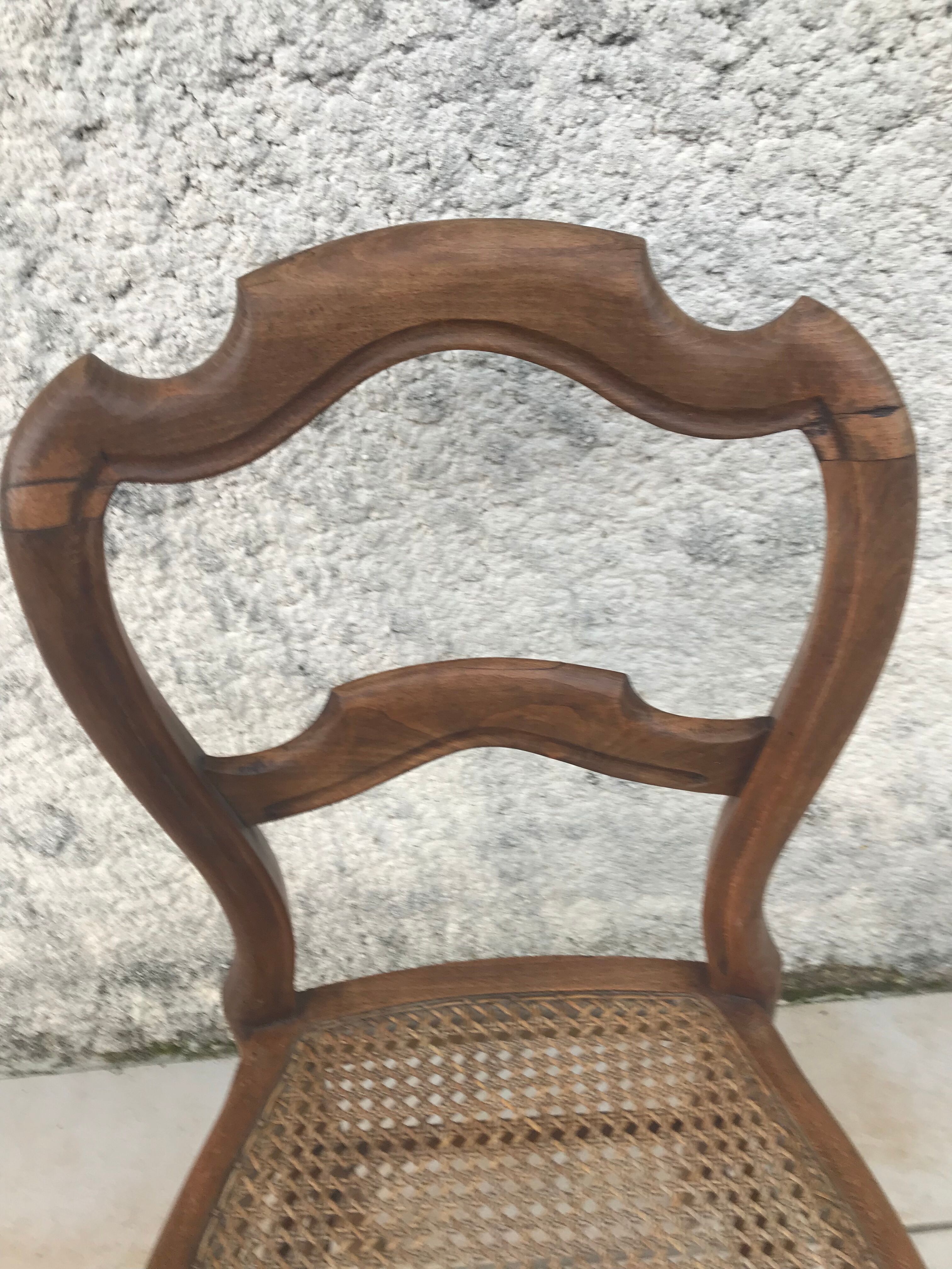 6 old Louis Philippe chairs