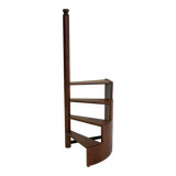 Vintage teak mid century library stairs