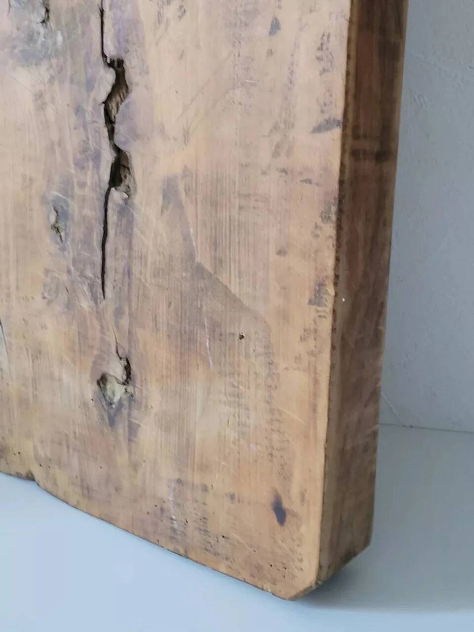 Très Grosse Planche A Decouper Ancienne En Bois D'Olivier