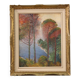 Italian landscape signed painting 20th century
