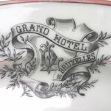 Old serving dish from the Grand Hôtel de Bruxelles