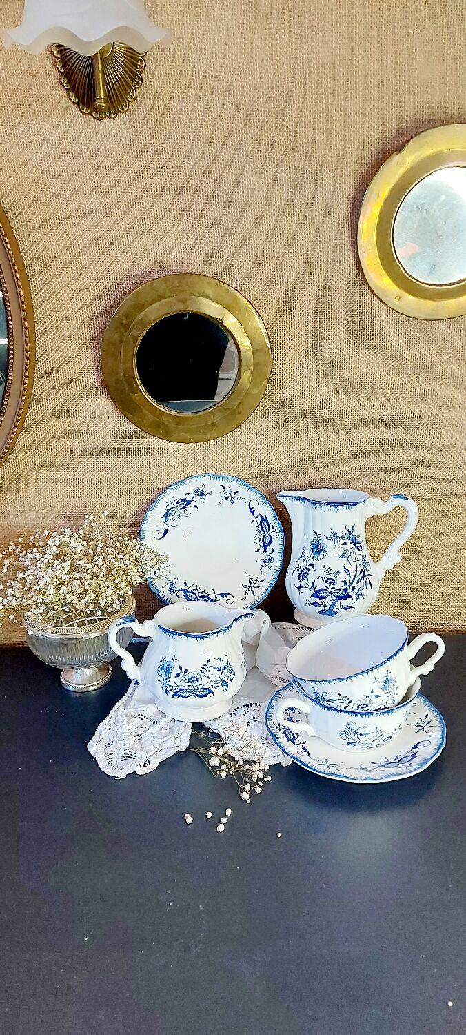 Lancaster tea set from Sarreguemines
