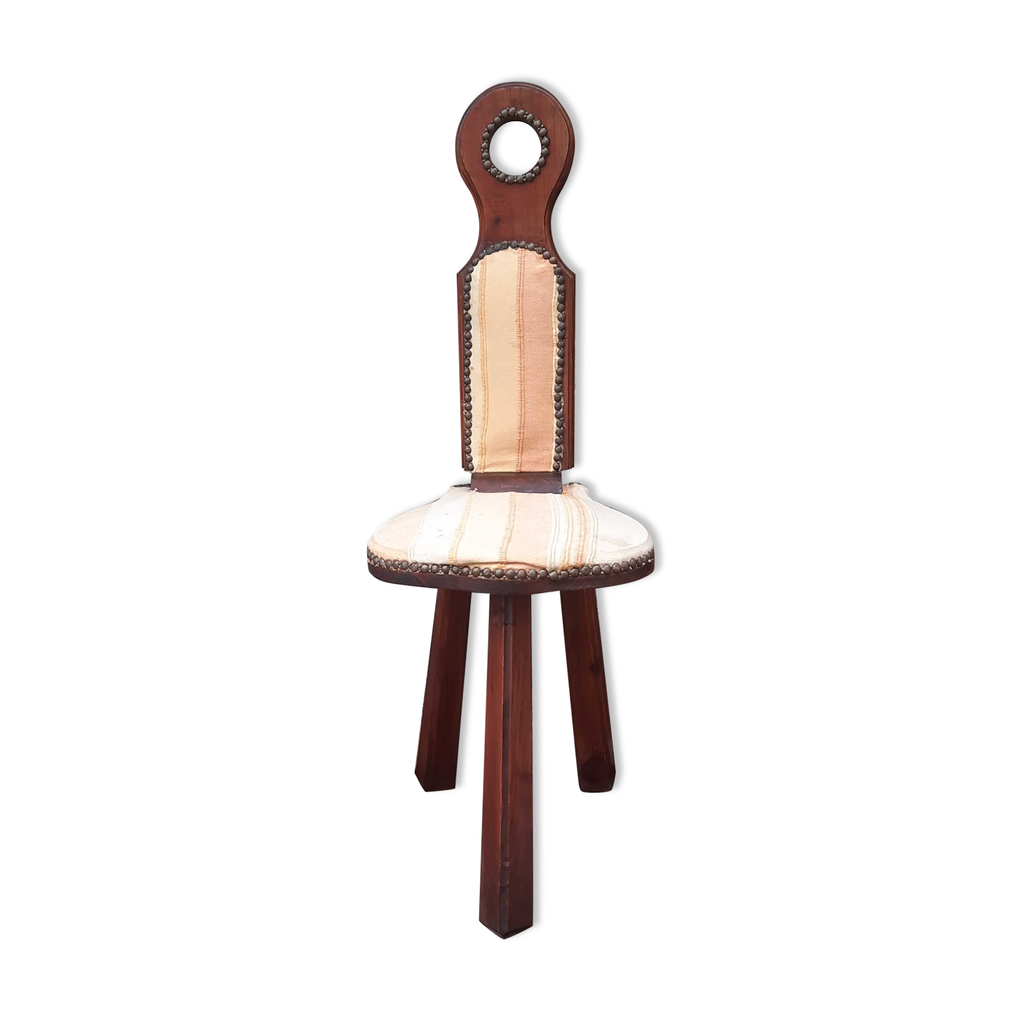 Brutalist tripod chair