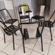 Suite de 6 chaises Tolix modèle T4 par Xavier Pauchard 1950