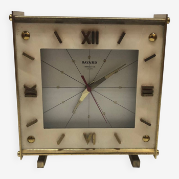 Bayard Licato transistor table clock in brass