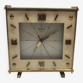 Horloge de table transistor Bayard Licato en laiton