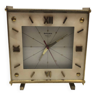 Bayard Licato transistor table clock in brass
