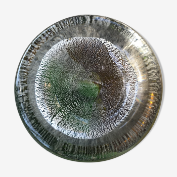blown glass ashtray -Murano
