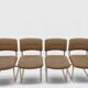 Série de 4 chaises cantilever – Années 80