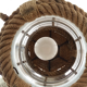 Lampe lanterne en corde