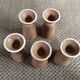 Series of 5 sandstone cups