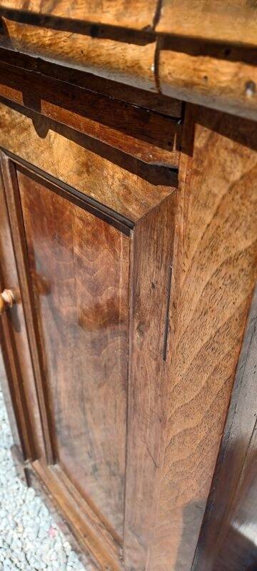 Rare console table / somno in solid walnut (19th century) – charm & raw authenticity