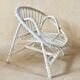 Fauteuil d'enfant en rotin vintage