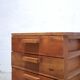 Meuble d'appoint chevet vintage en bois