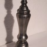 Pied de lampe en étain