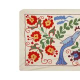 Vintage Turkish rug hand-knotted 44x95 cm