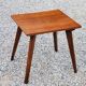 Vintage oak coffee table from the 50s feet compass