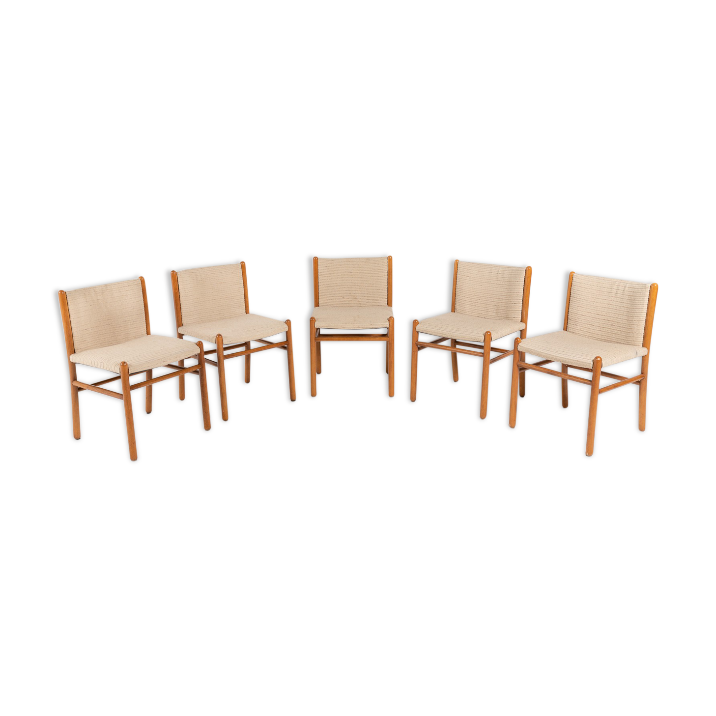 Set of 5 chairs 'Nuela' by Gianfranco Frattini Italy 1970