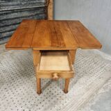 Vintage table folding table dining table side table 90x90cm