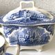 Vintage Johnson Brothers Old Castles Blue Coffee and Chocolate Tea Set