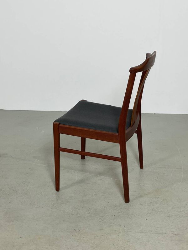 Chaises scandinaves en teck Yngve Ekström années 60 MidCentury