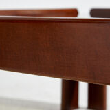 Table basse en noyer par Afra & Tobia Scarpa pour cassina