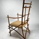 Vintage Italian Armchairs and Coffee Table in Bamboo and Brass by Paolo Traversi, 1970s, Set of 3