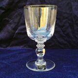 Crystal glass Saint Louis model Manet gold net N°2