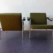 Set of 2 sz38/sz08 easy chairs by Martin Visser for 't Spectrum, 1960's
