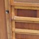 Vintage Golden Blond Oak Chest of drawers Feet Compass 6 Drawers 1 Door 50s
