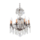 Hanging crystal chandelier and bronze 1900