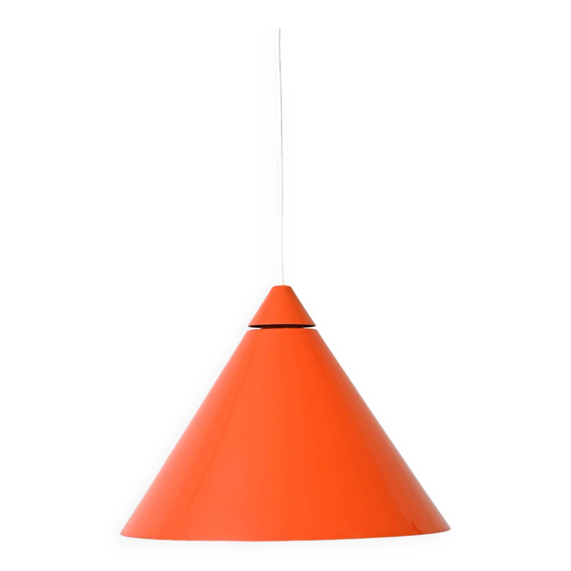 Scandinavian orange pendant lamp