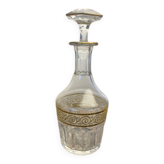 Baccarat crystal carafe with stopper