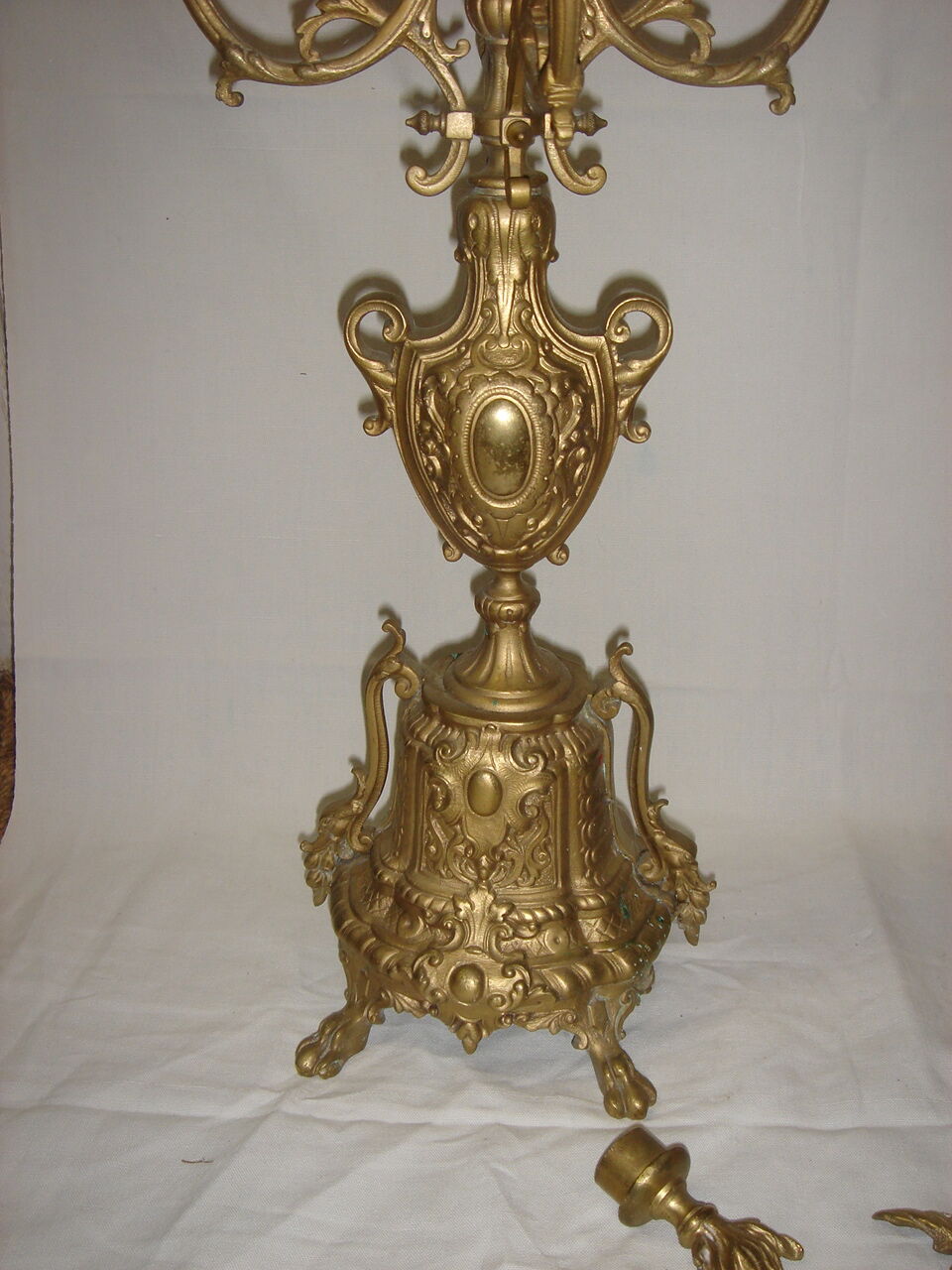 Napoleon III bronze candlesticks