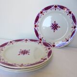 4 assiettes plates du Moulin des Loups et Hamage Madeleine 2106191