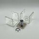 Vintage 70s Handmade Murano Ice Glass Wall or Ceiling Lamps by Toso