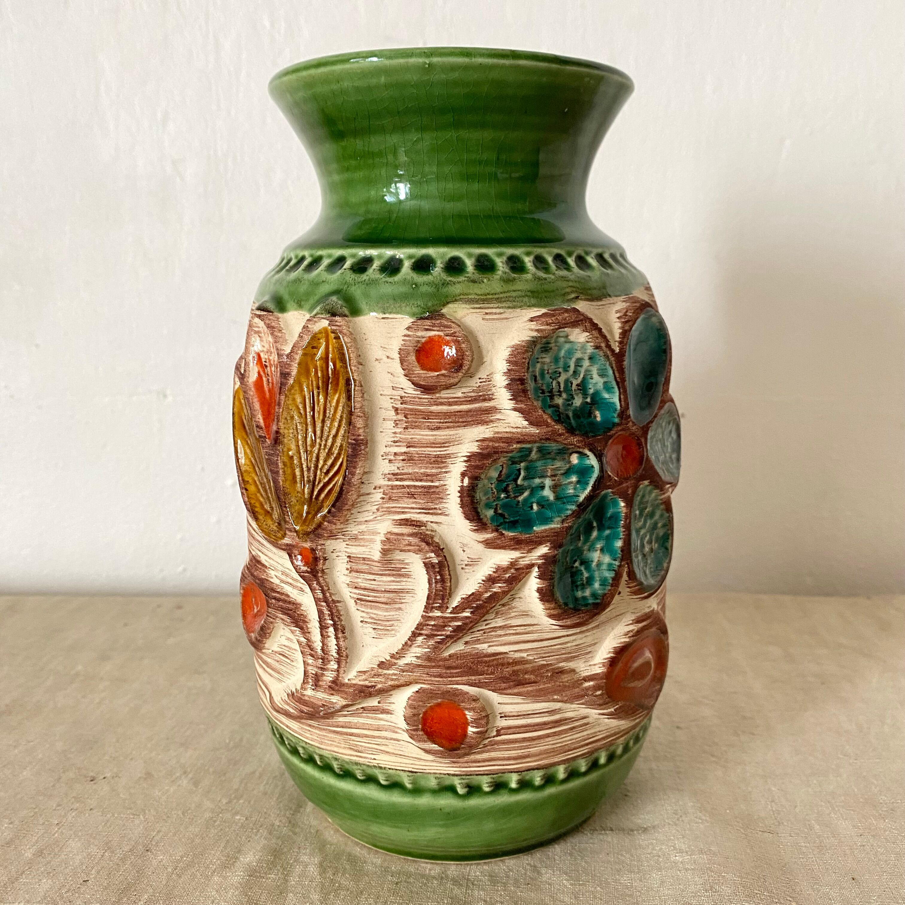 Vintage West Germany ceramic vase