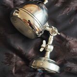 Adjustable brushed metal spotlight - articulated headlight lamp