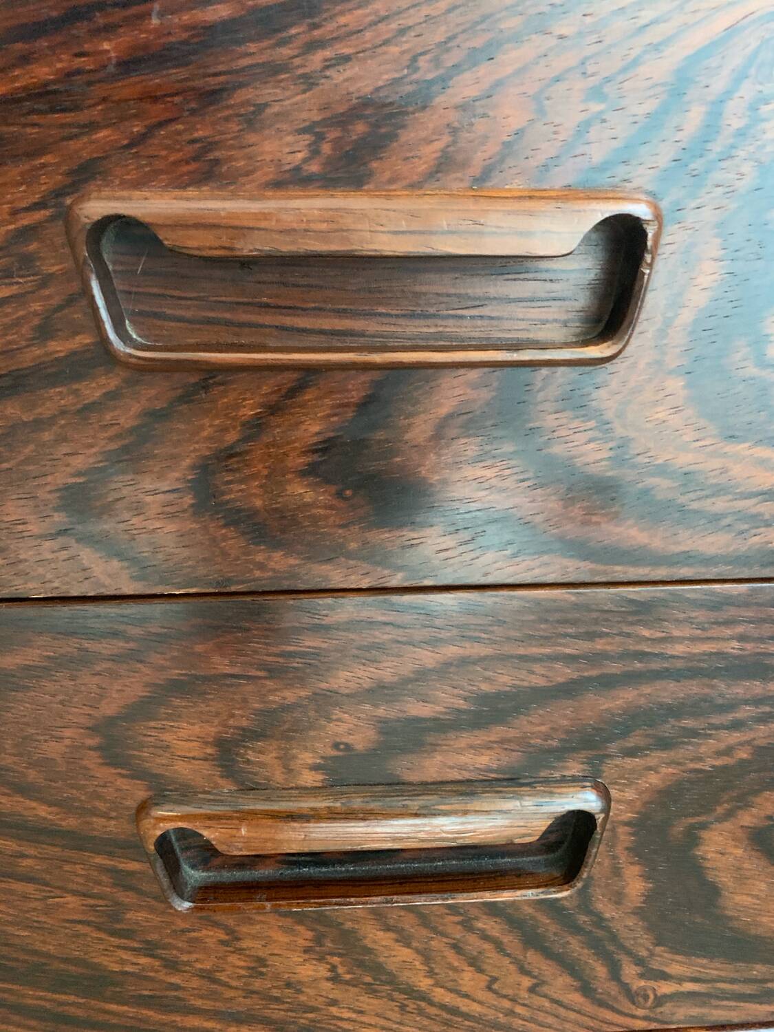Scandinavian rosewood secretary desk by Arne Wahl Iversen