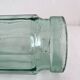 Vintage faceted glass jar vase