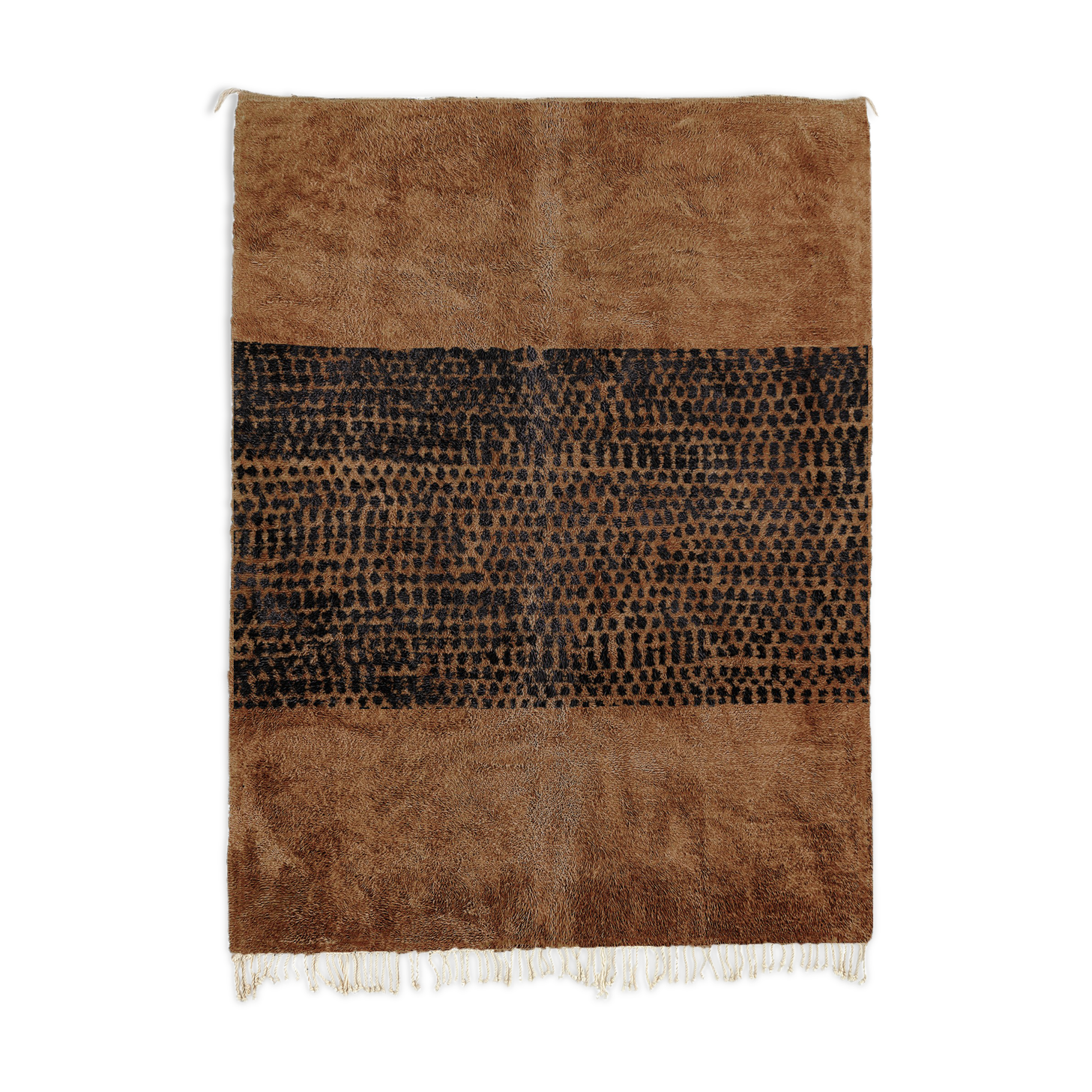 Modern Moroccan carpet brown