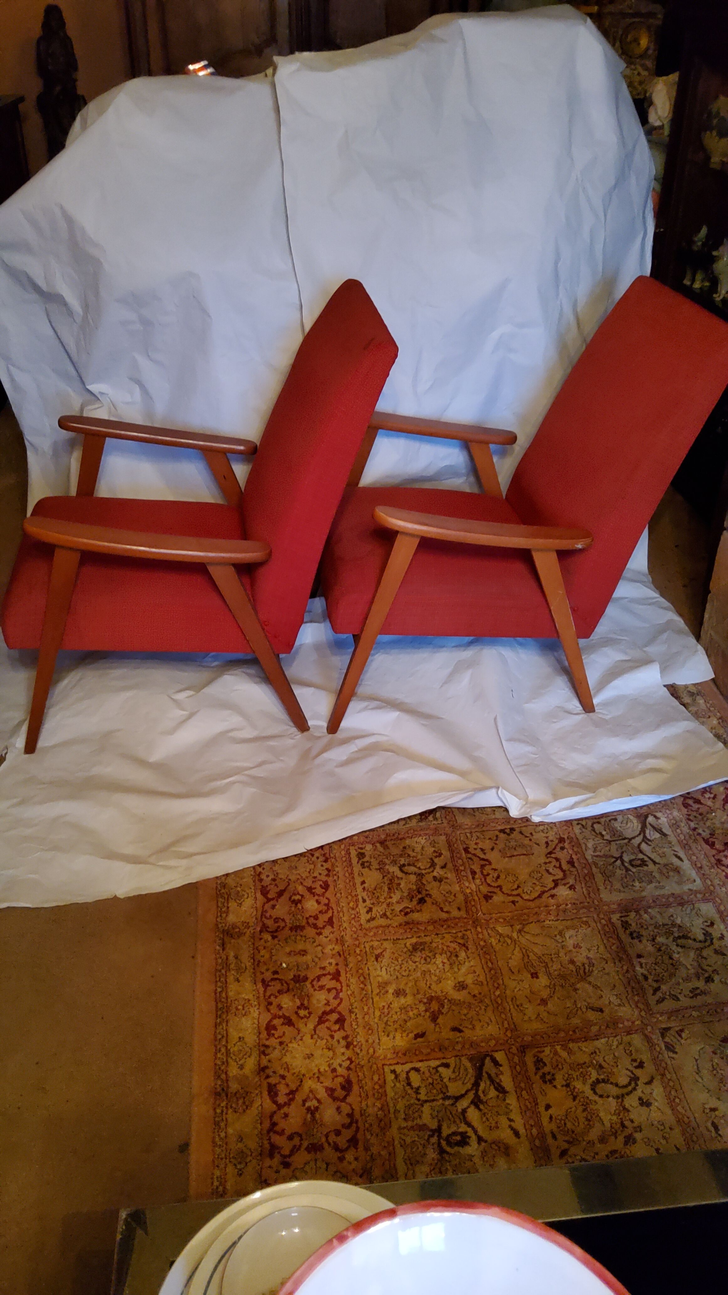 Pair of 50-foot compass chairs