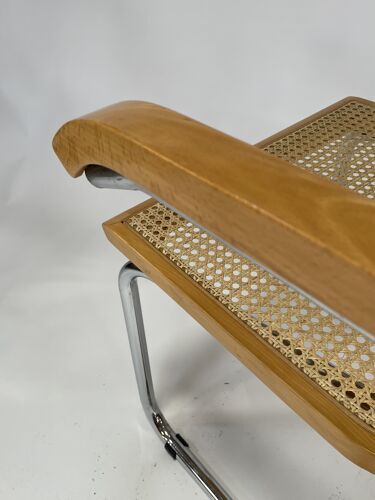 Set of 4 Cesca model armchairs by Marcel Breuer