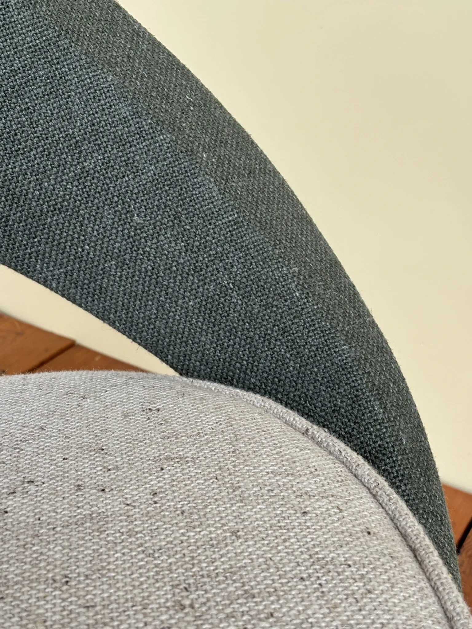 Pair of Saturn armchairs by Geneviève Dangles and Christian Defrance